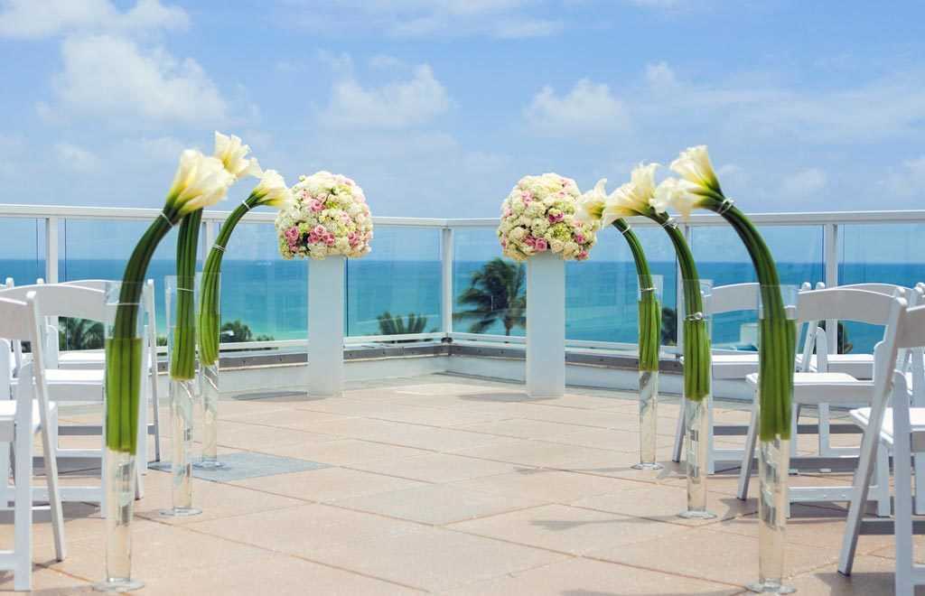 luxury beach wedding venue