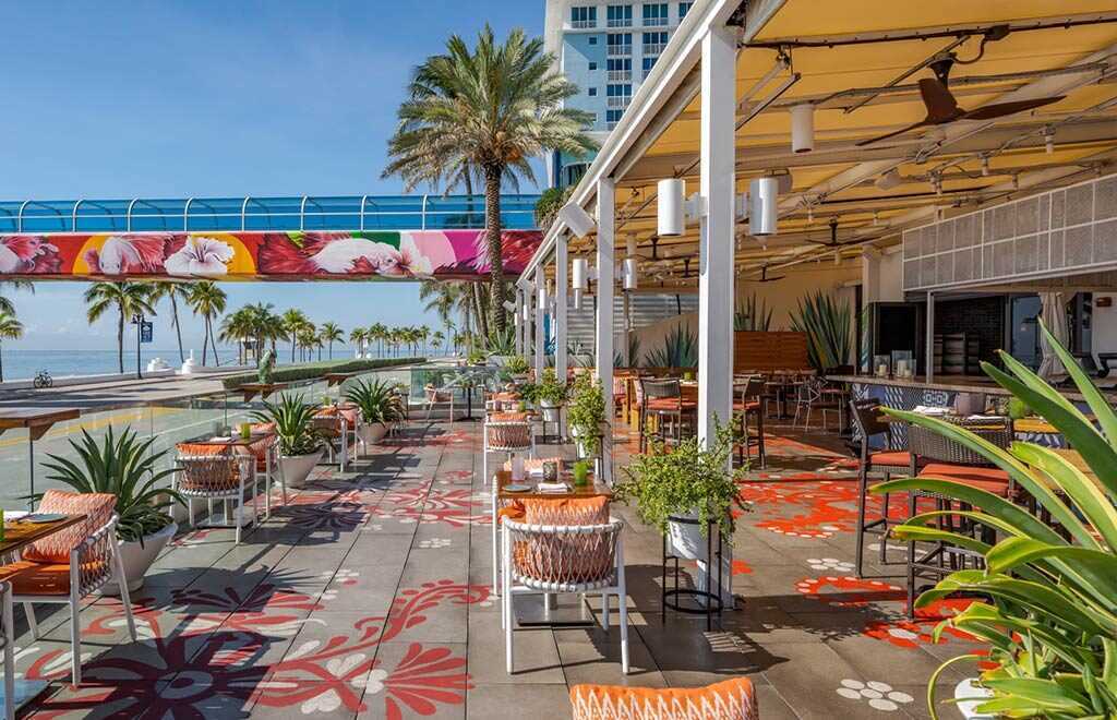 outdoor dining patio
