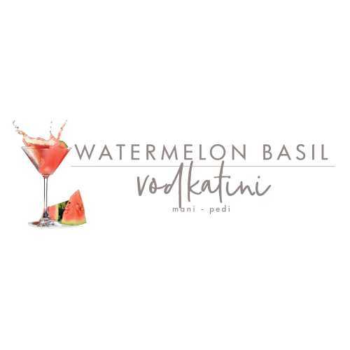 watermelon basil vodkatini
